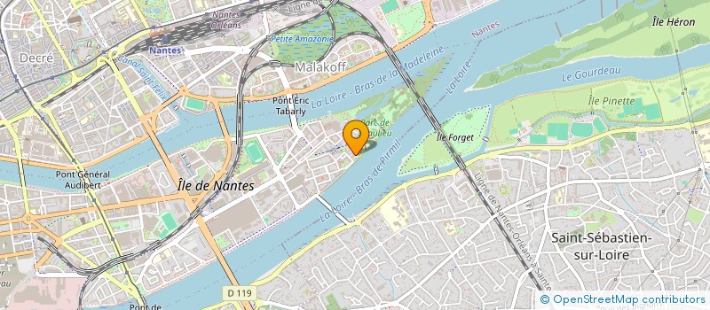 localisation de l'entreprise SCI DOMSEB  NANTES