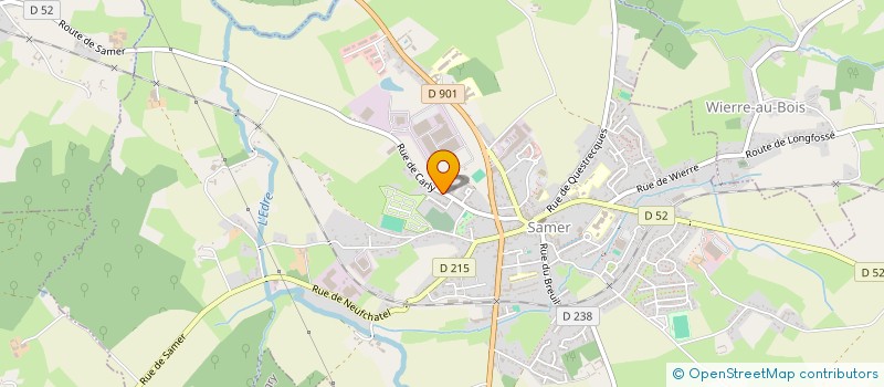 localisation de l'entreprise SCI DOMSYCA  HALINGHEN