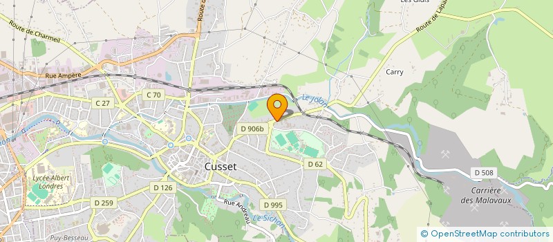 localisation de l'entreprise SCI DOMT à CUSSET