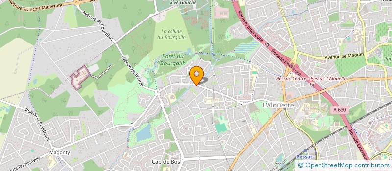 localisation de l'entreprise SCI DOMUS  PESSAC