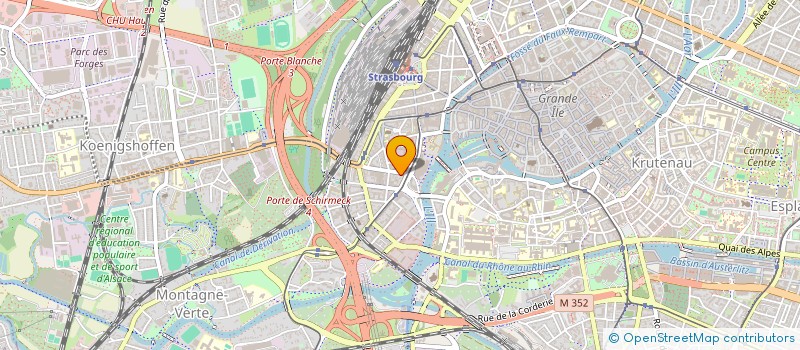 localisation de l'entreprise SCI DOMUS  STRASBOURG