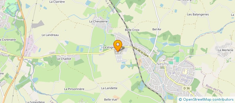 localisation de l'entreprise SCI DOMUS  RIVES DE L'YON