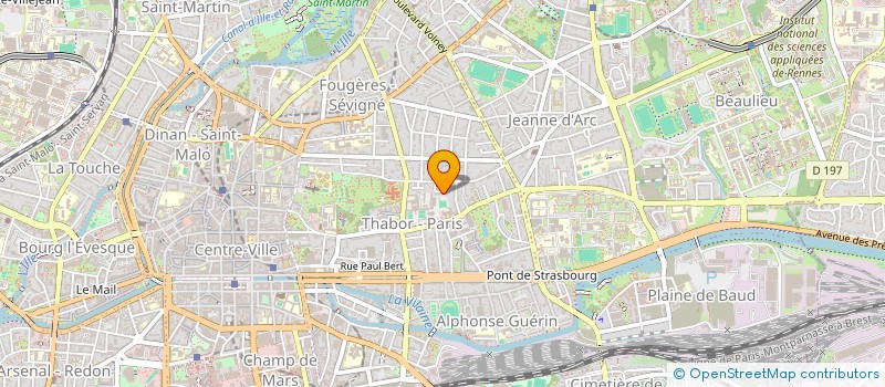 localisation de l'entreprise SCI DOMUS  RENNES