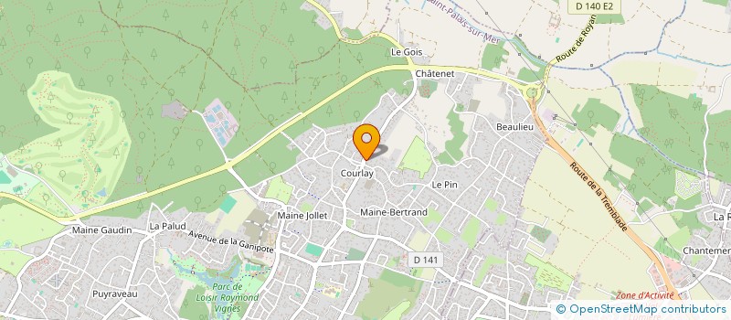 localisation de l'entreprise SCI DOMUS  SAINT-PALAIS-SUR-MER