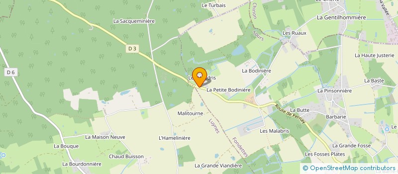 localisation de l'entreprise SCI DOMUS à FONDETTES