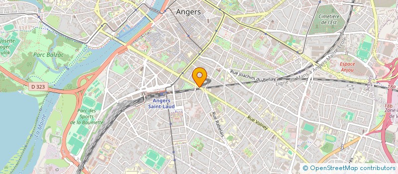 localisation de l'entreprise SCI DOMUS ALBA à ANGERS