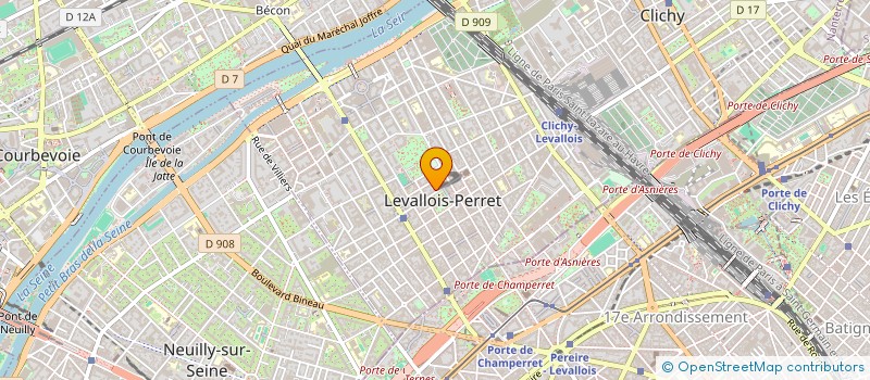 localisation de l'entreprise SCI DOMUS IMMO à LEVALLOIS-PERRET