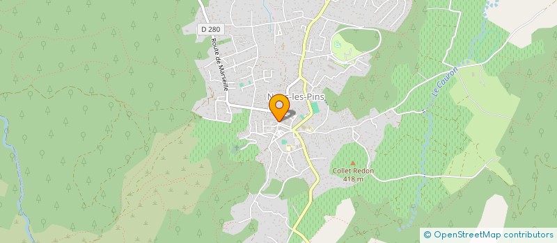 localisation de l'entreprise SCI DOMUS INVICTA  NANS-LES-PINS