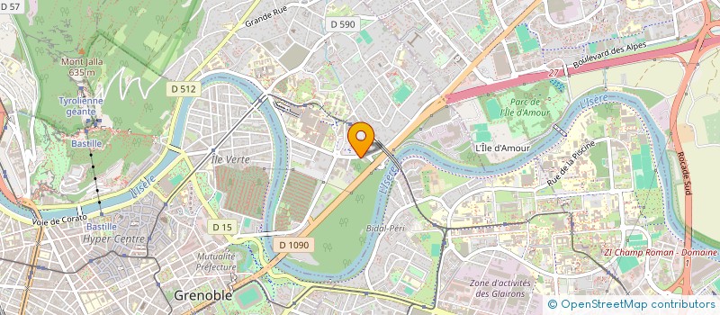 localisation de l'entreprise SCI DOMUS MEDICA  LA TRONCHE