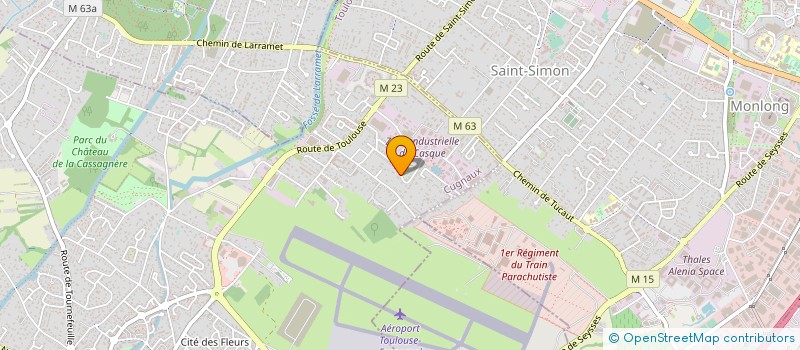 localisation de l'entreprise SCI DOMUS SAINT CHARLES  CUGNAUX