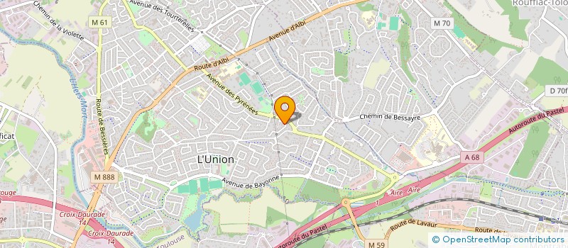 localisation de l'entreprise SCI DOMUS TOLOSA à L'UNION