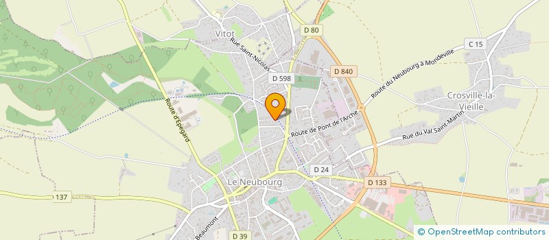 localisation de l'entreprise SCI DOMY  LE NEUBOURG