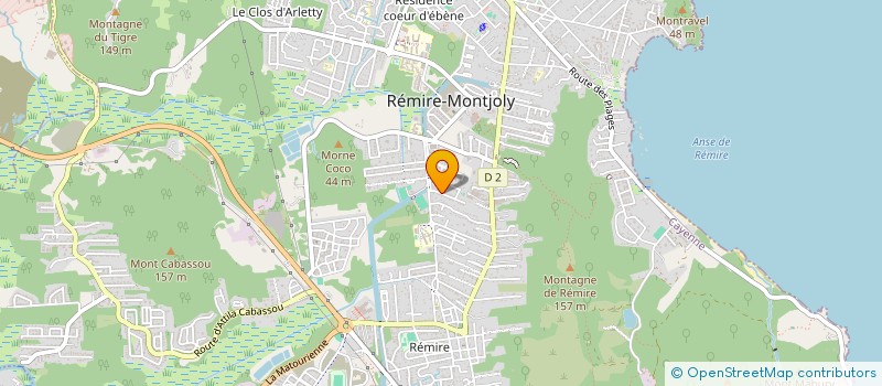 localisation de l'entreprise SCI DOMYANE  REMIRE-MONTJOLY