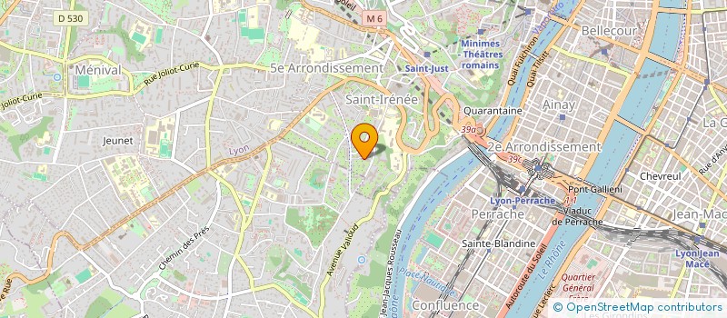 localisation de l'entreprise SCI DOMYC  LYON