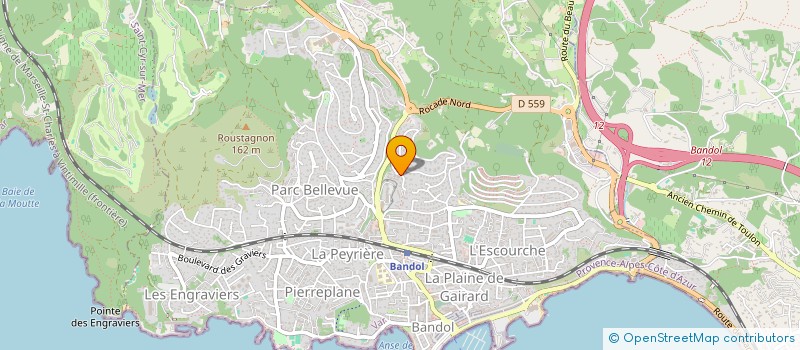 localisation de l'entreprise SCI DOMYVES à BANDOL