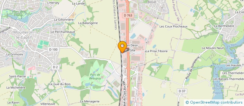 localisation de l'entreprise SCI DON  MOUILLERON-LE-CAPTIF