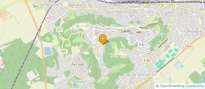 localisation de l'entreprise SCI DON-ART à LAON