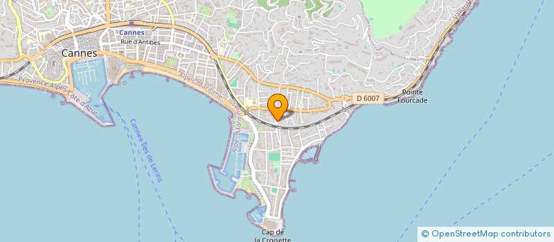 localisation de l'entreprise SCI DON JUAN à CANNES