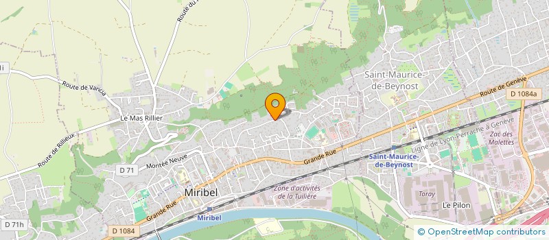 localisation de l'entreprise SCI DONA à MIRIBEL