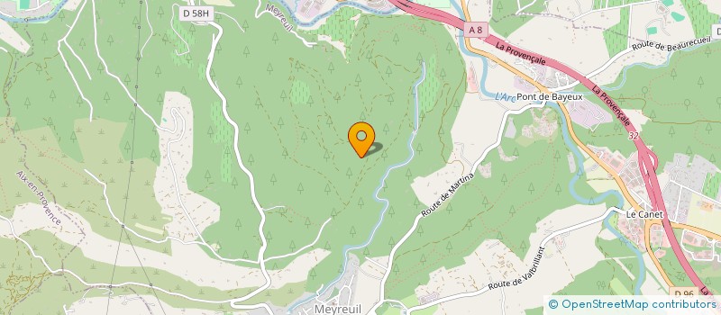 localisation de l'entreprise SCI DONADIEU-HAUT  MEYREUIL