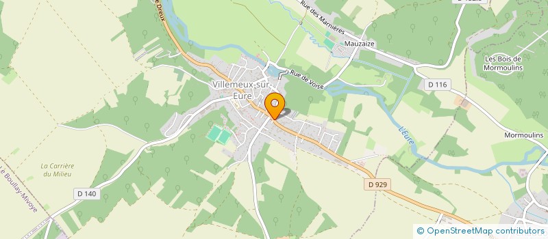 localisation de l'entreprise SCI DONALD à VILLEMEUX-SUR-EURE