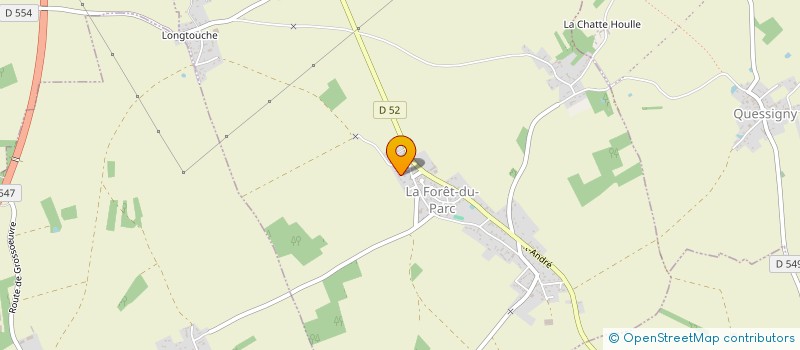 localisation de l'entreprise SCI DONAME 25  LA FORET-DU-PARC