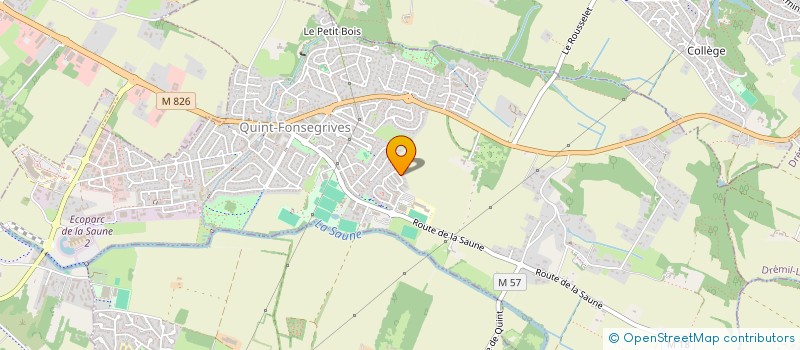 localisation de l'entreprise SCI DONARENS  QUINT-FONSEGRIVES