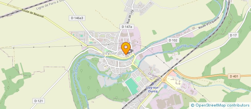 localisation de l'entreprise SCI DONAT  LIZY-SUR-OURCQ