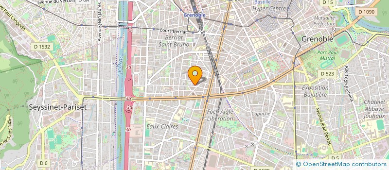 localisation de l'entreprise SCI DONATA  GRENOBLE