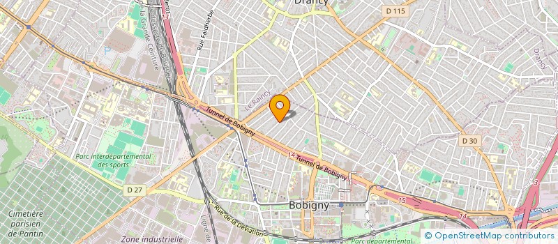 localisation de l'entreprise SCI DONATELA  BOBIGNY