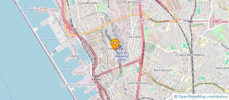 localisation de l'entreprise SCI DONAZ à MARSEILLE