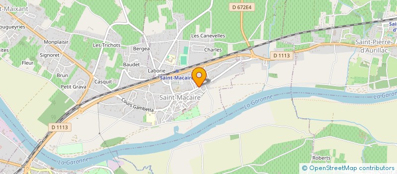 localisation de l'entreprise SCI DONC  SAINT-MACAIRE