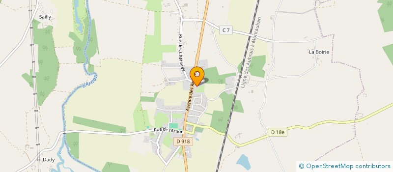 localisation de l'entreprise SCI DONCHET  MEREAU