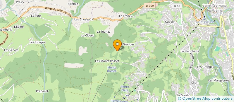 localisation de l'entreprise SCI DONDI  SAINT-GERVAIS-LES-BAINS