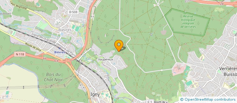 localisation de l'entreprise SCI DONELLY à VERRIERES-LE-BUISSON