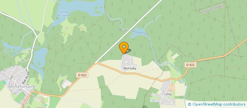 localisation de l'entreprise SCI DONETTI  MORTEFONTAINE