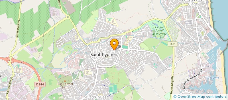 localisation de l'entreprise SCI DONFUT BLASIAK  SAINT-CYPRIEN