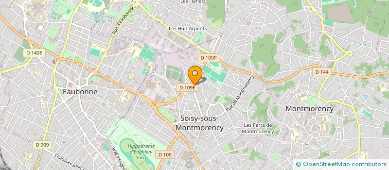 localisation de l'entreprise SCI DONG LEON  SOISY-SOUS-MONTMORENCY