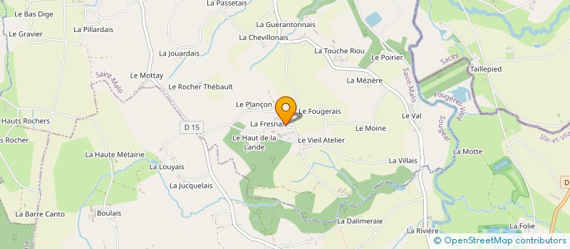 localisation de l'entreprise SCI DONGES  SOUGEAL