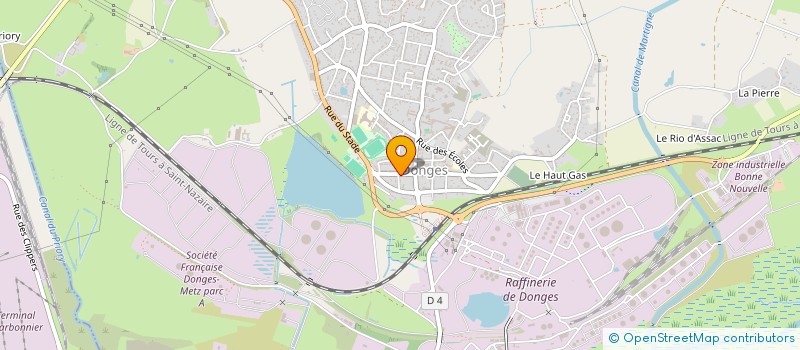 localisation de l'entreprise SCI DONGES LA PAIX  DONGES