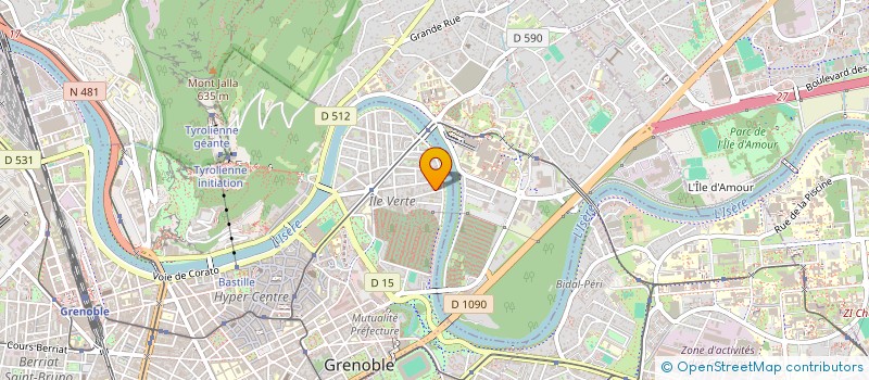 localisation de l'entreprise SCI DONHOUEDE & SAIAH  GRENOBLE