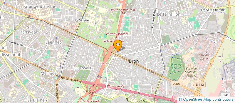 localisation de l'entreprise SCI DONIA  BRON