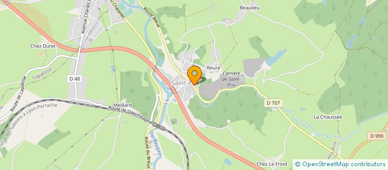 localisation de l'entreprise SCI DONICYMA  SAINT-PRIX