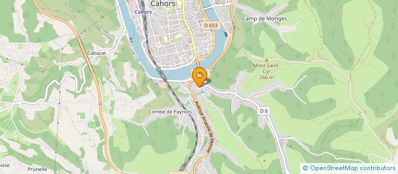 localisation de l'entreprise SCI DONJOUR  CAHORS