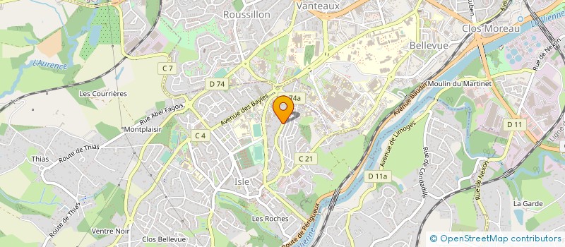 localisation de l'entreprise SCI DONJYLIAM à ISLE