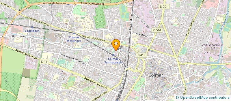 localisation de l'entreprise SCI DONMEZ  COLMAR