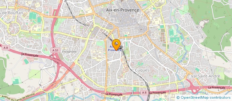 localisation de l'entreprise SCI DONMIARU  AIX-EN-PROVENCE