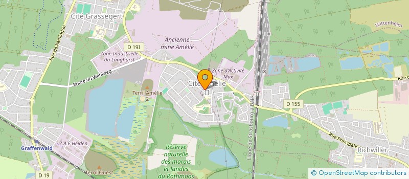 localisation de l'entreprise SCI DONNANT  BIESHEIM