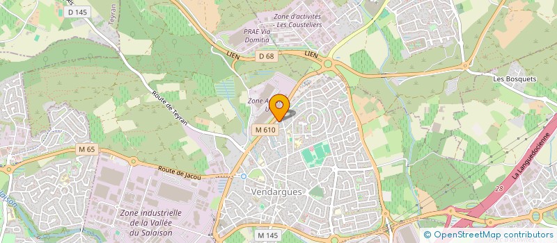 localisation de l'entreprise SCI DONNANT à VENDARGUES