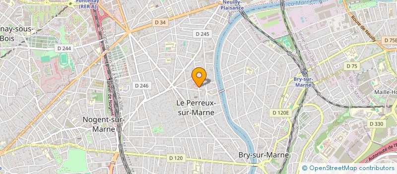 localisation de l'entreprise SCI DONNAS ET ISSIME  LE PERREUX-SUR-MARNE